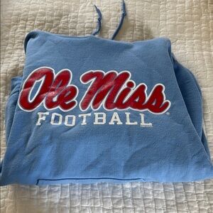 Gildan Blue Ole Miss Football Women's Top